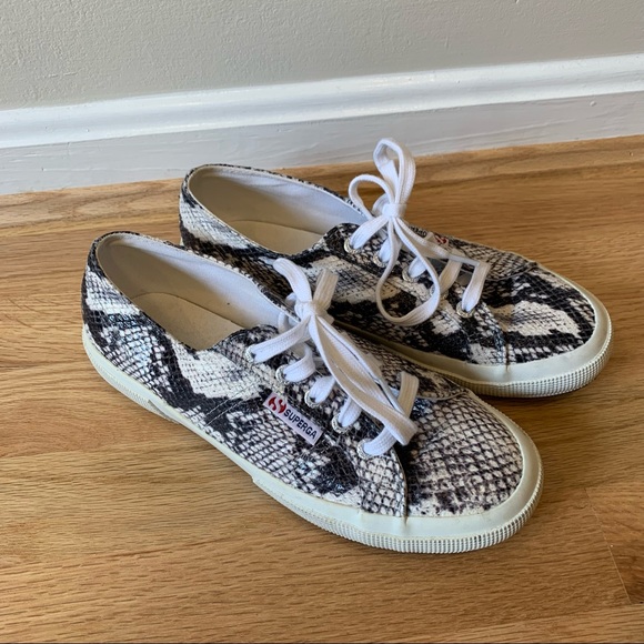 superga snakeskin sneakers